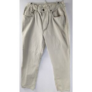 GAP Men's Pants 30x28 Easy Fit Straight Tan 5-Pocket Cotton Stone Washed